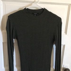 Forest green Forever 21 dress